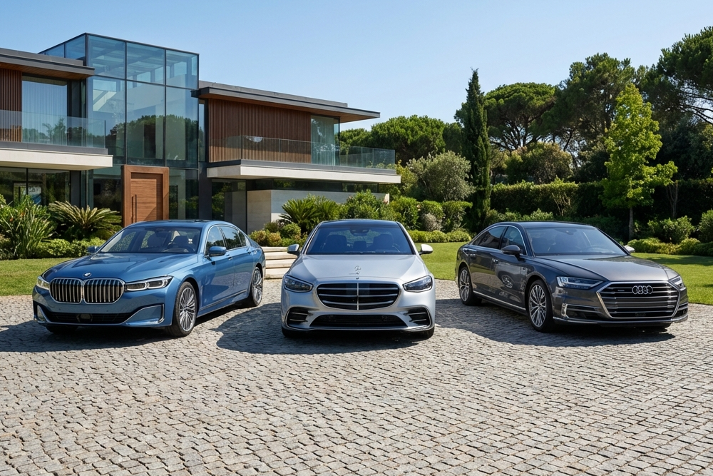 Luxury sedan showdown BMW 7 Series Mercedes S-Class Audi A8